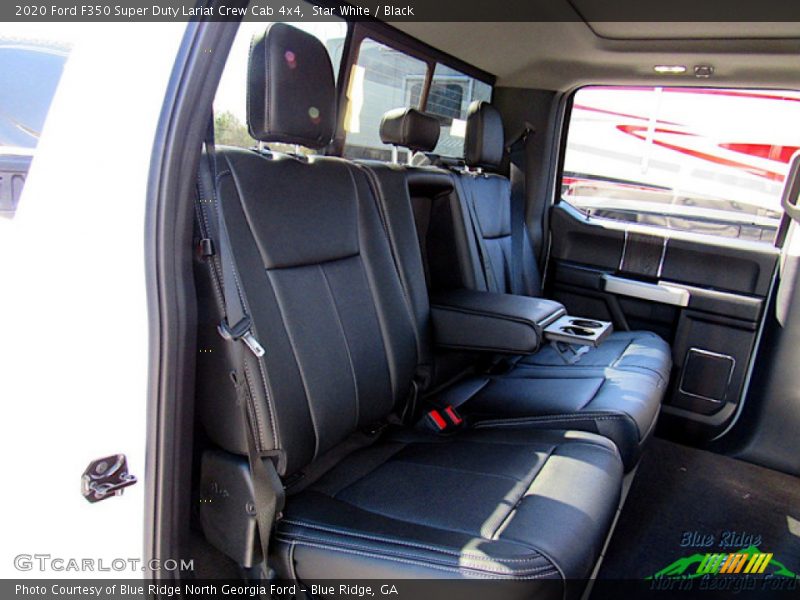 Star White / Black 2020 Ford F350 Super Duty Lariat Crew Cab 4x4