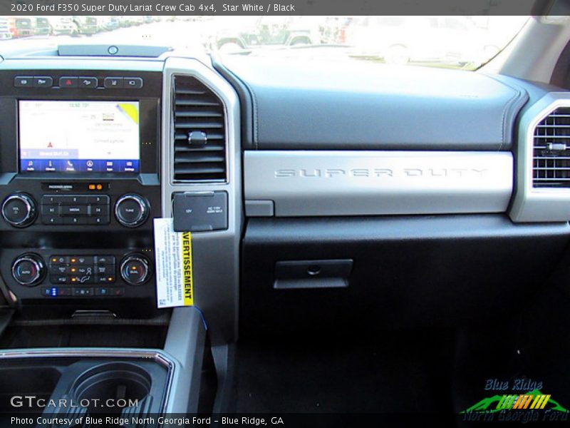 Star White / Black 2020 Ford F350 Super Duty Lariat Crew Cab 4x4