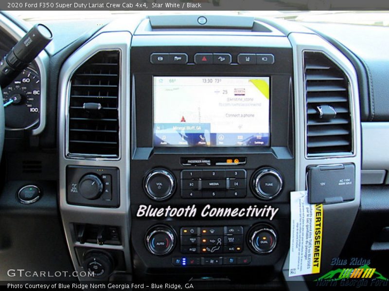 Star White / Black 2020 Ford F350 Super Duty Lariat Crew Cab 4x4