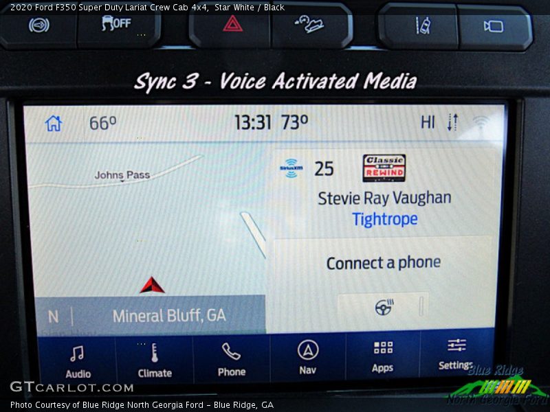 Star White / Black 2020 Ford F350 Super Duty Lariat Crew Cab 4x4