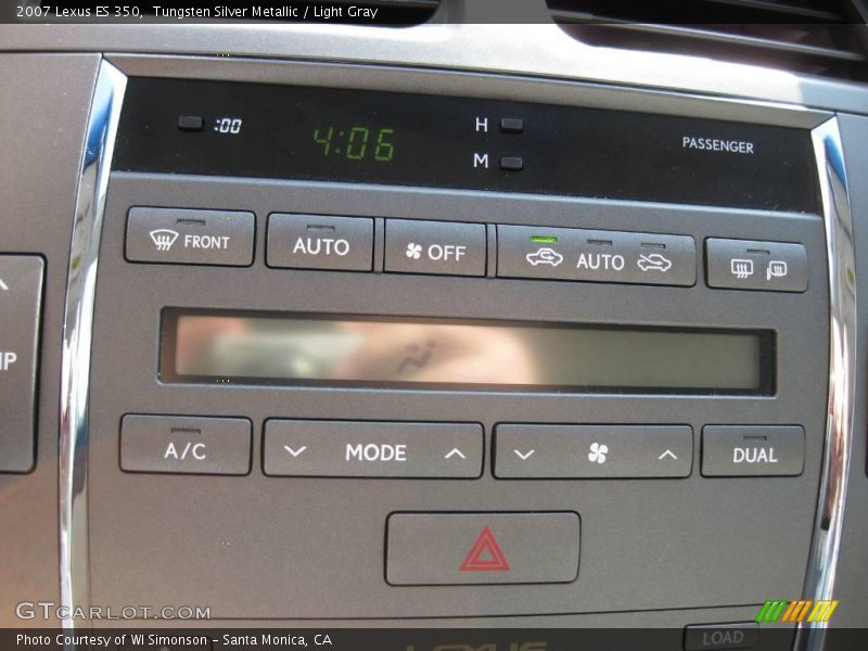 Tungsten Silver Metallic / Light Gray 2007 Lexus ES 350