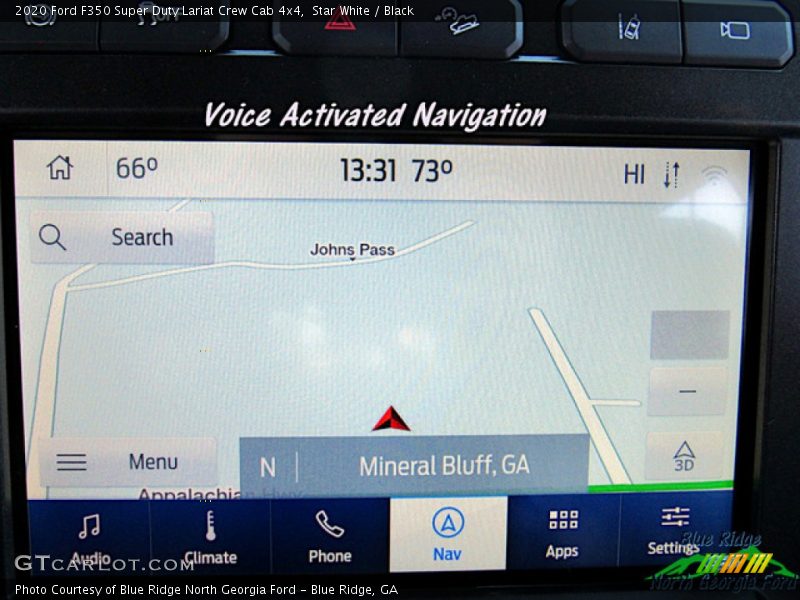 Star White / Black 2020 Ford F350 Super Duty Lariat Crew Cab 4x4