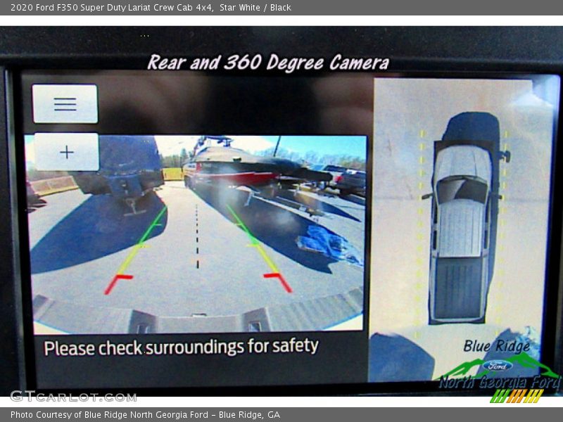 Star White / Black 2020 Ford F350 Super Duty Lariat Crew Cab 4x4