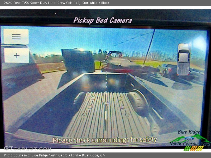 Star White / Black 2020 Ford F350 Super Duty Lariat Crew Cab 4x4