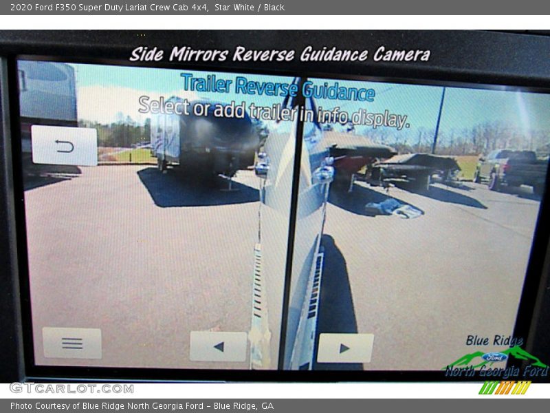 Star White / Black 2020 Ford F350 Super Duty Lariat Crew Cab 4x4