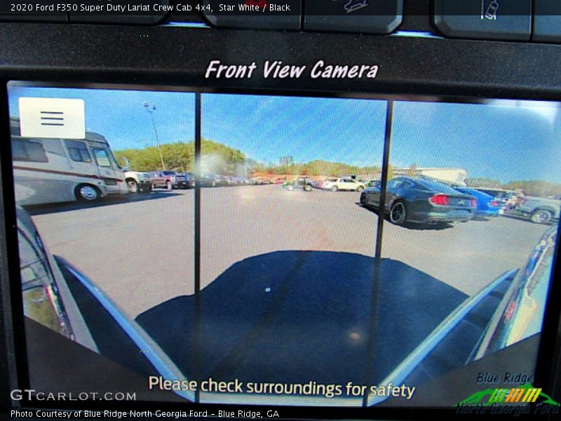 Star White / Black 2020 Ford F350 Super Duty Lariat Crew Cab 4x4