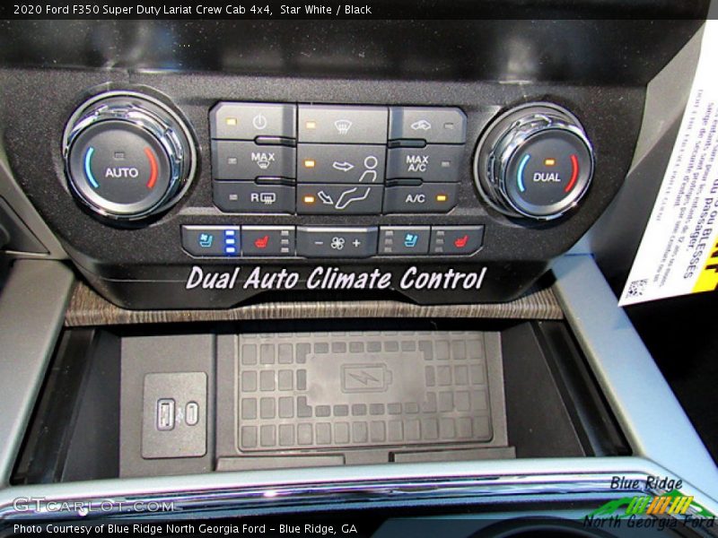 Star White / Black 2020 Ford F350 Super Duty Lariat Crew Cab 4x4
