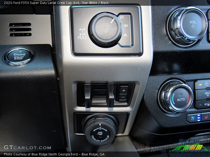 Star White / Black 2020 Ford F350 Super Duty Lariat Crew Cab 4x4
