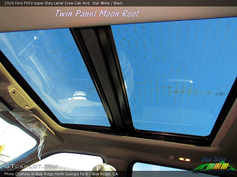 Star White / Black 2020 Ford F350 Super Duty Lariat Crew Cab 4x4