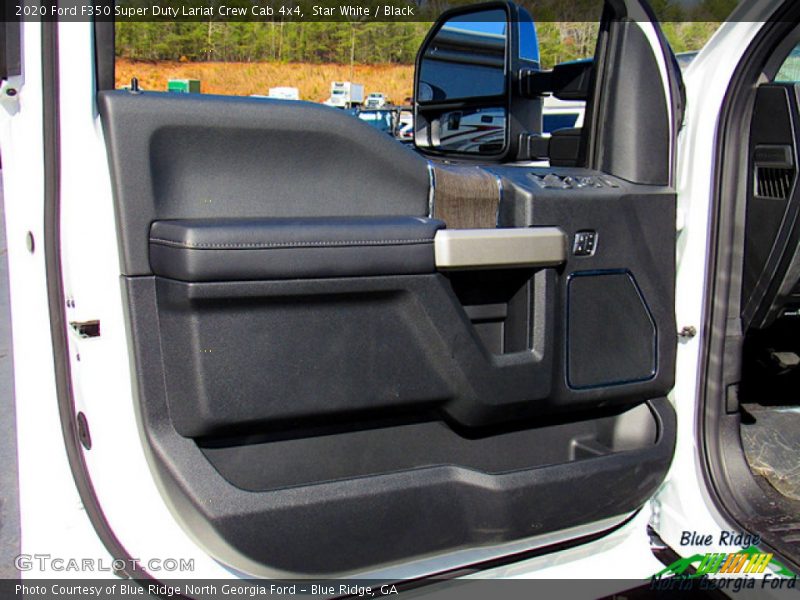 Star White / Black 2020 Ford F350 Super Duty Lariat Crew Cab 4x4