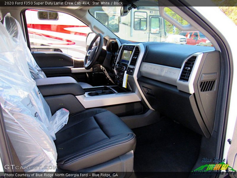 Star White / Black 2020 Ford F350 Super Duty Lariat Crew Cab 4x4