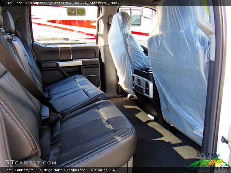 Star White / Black 2020 Ford F350 Super Duty Lariat Crew Cab 4x4