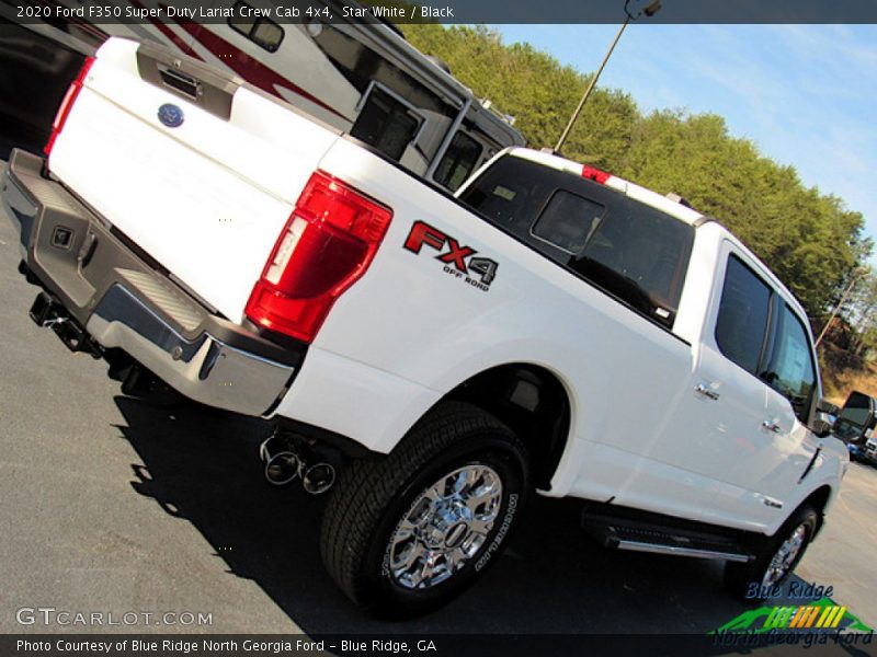 Star White / Black 2020 Ford F350 Super Duty Lariat Crew Cab 4x4
