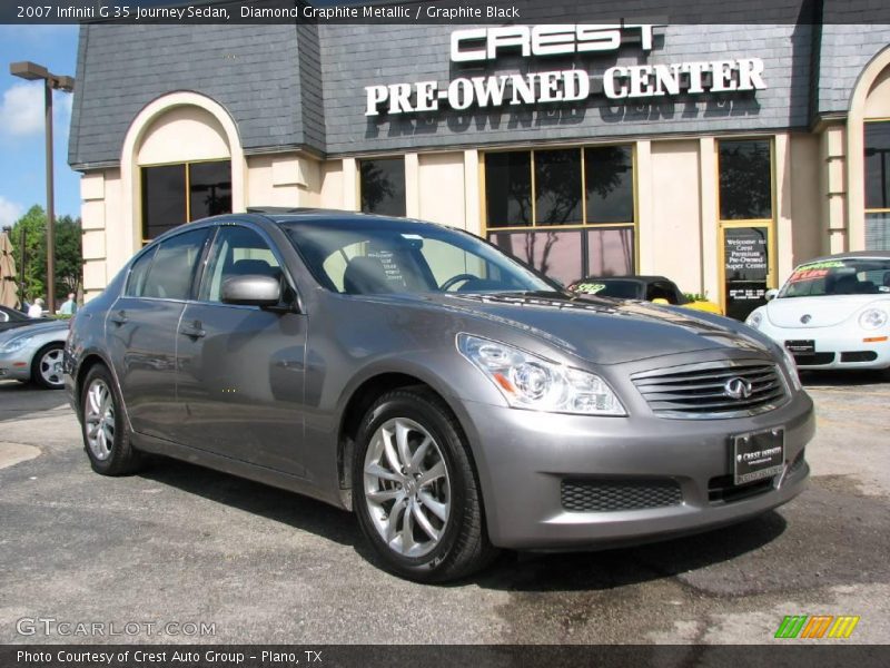Diamond Graphite Metallic / Graphite Black 2007 Infiniti G 35 Journey Sedan