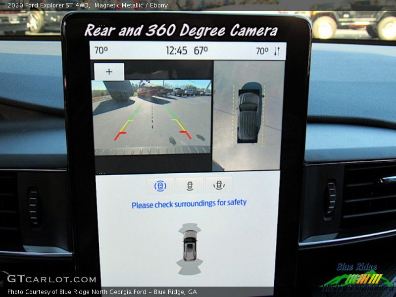 Magnetic Metallic / Ebony 2020 Ford Explorer ST 4WD