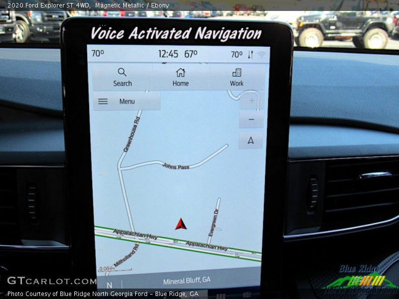 Magnetic Metallic / Ebony 2020 Ford Explorer ST 4WD