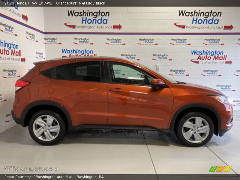 Orangeburst Metallic / Black 2020 Honda HR-V EX AWD
