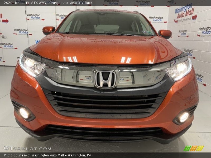 Orangeburst Metallic / Black 2020 Honda HR-V EX AWD