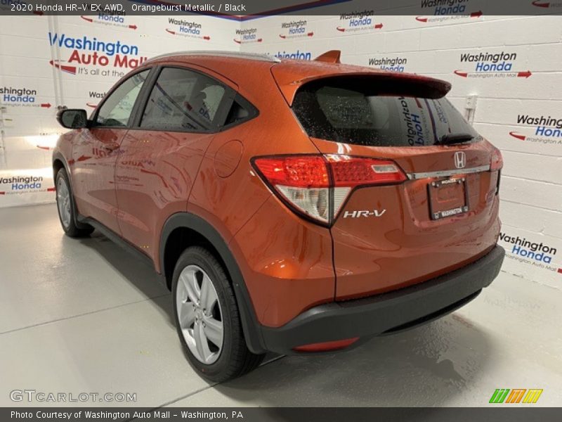 Orangeburst Metallic / Black 2020 Honda HR-V EX AWD