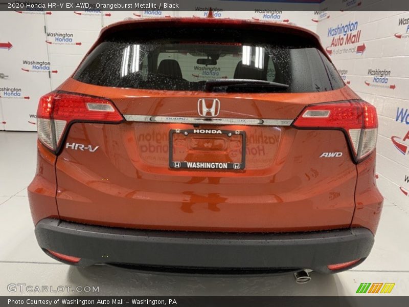 Orangeburst Metallic / Black 2020 Honda HR-V EX AWD