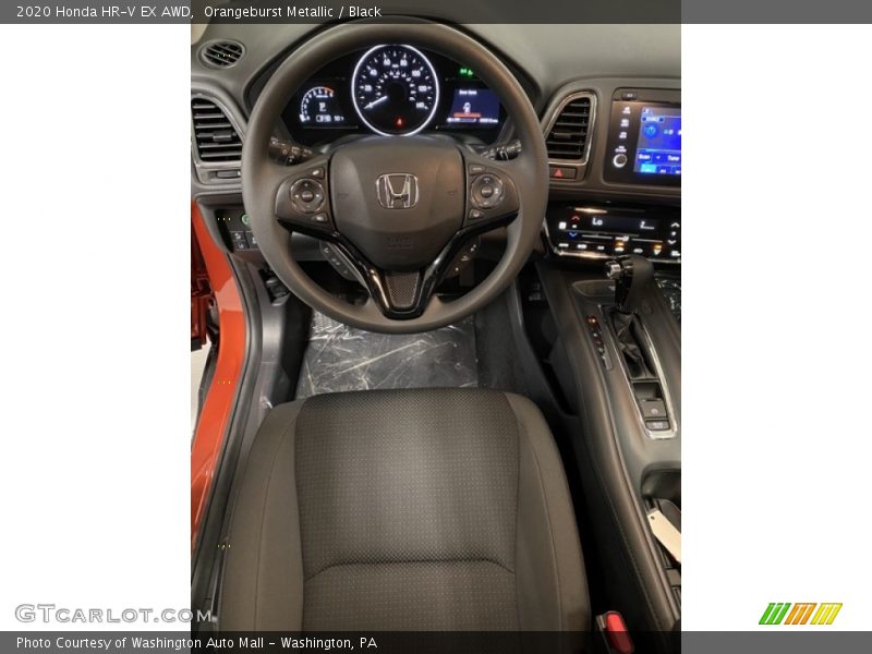 Orangeburst Metallic / Black 2020 Honda HR-V EX AWD