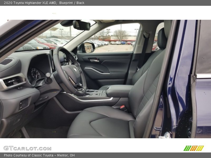 Blueprint / Black 2020 Toyota Highlander XLE AWD