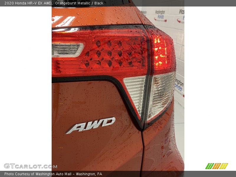 Orangeburst Metallic / Black 2020 Honda HR-V EX AWD