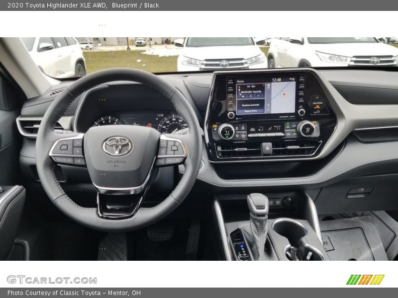 Blueprint / Black 2020 Toyota Highlander XLE AWD