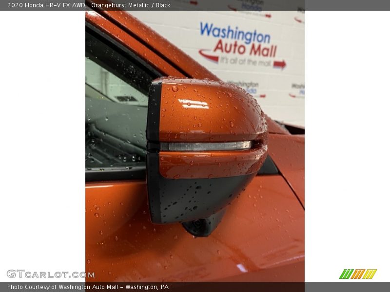 Orangeburst Metallic / Black 2020 Honda HR-V EX AWD