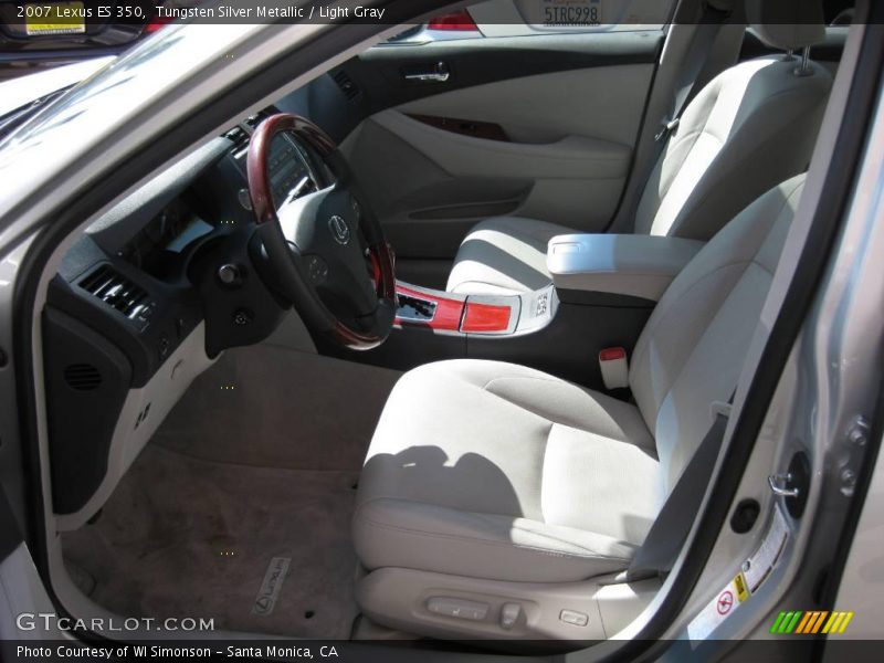 Tungsten Silver Metallic / Light Gray 2007 Lexus ES 350