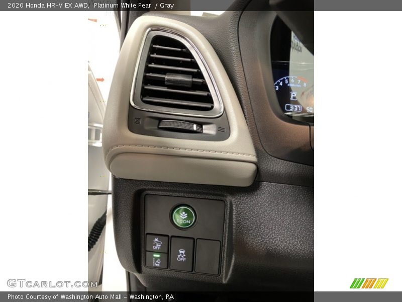 Platinum White Pearl / Gray 2020 Honda HR-V EX AWD