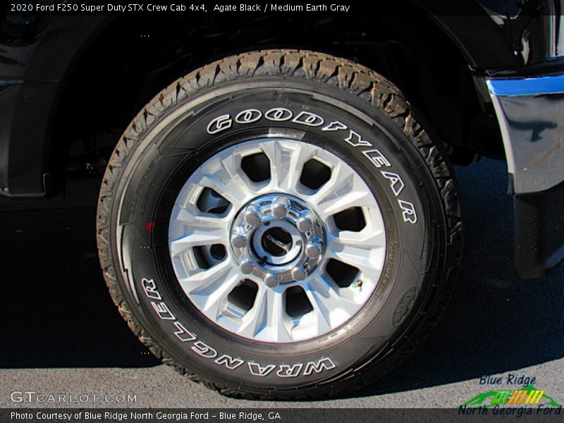 Agate Black / Medium Earth Gray 2020 Ford F250 Super Duty STX Crew Cab 4x4