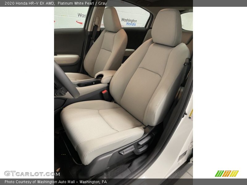 Platinum White Pearl / Gray 2020 Honda HR-V EX AWD