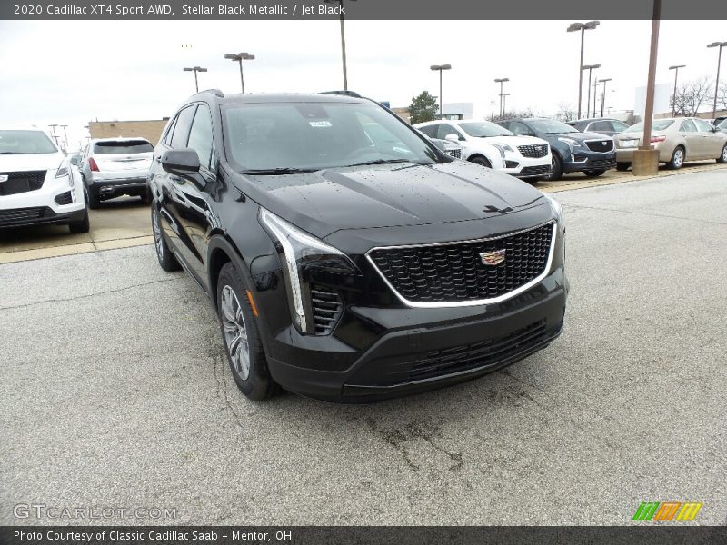 Stellar Black Metallic / Jet Black 2020 Cadillac XT4 Sport AWD