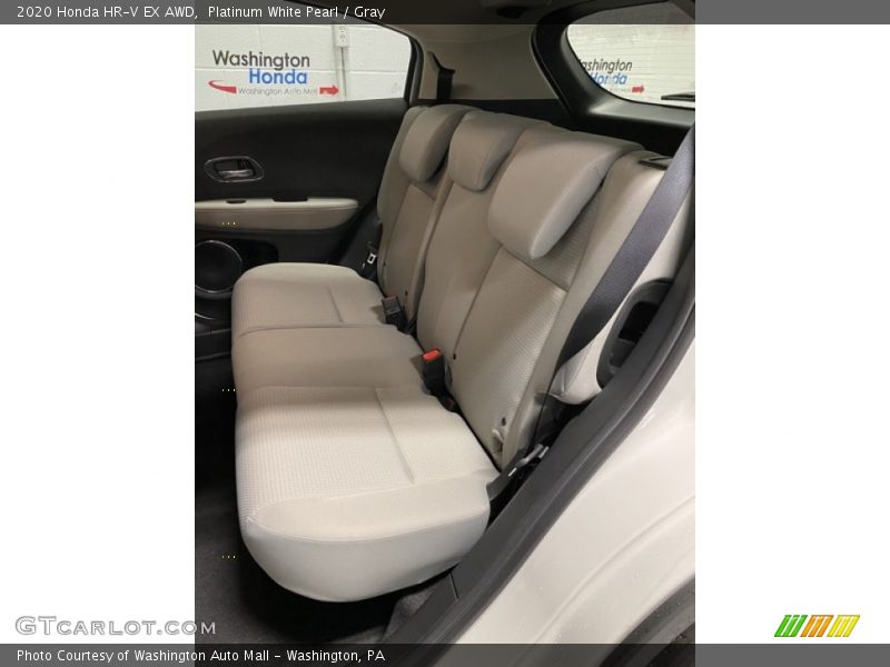 Platinum White Pearl / Gray 2020 Honda HR-V EX AWD