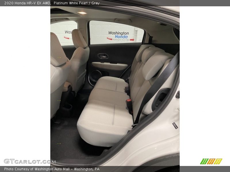 Platinum White Pearl / Gray 2020 Honda HR-V EX AWD