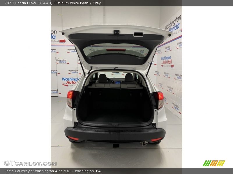 Platinum White Pearl / Gray 2020 Honda HR-V EX AWD
