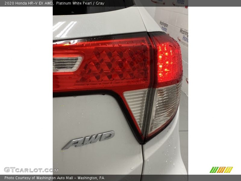 Platinum White Pearl / Gray 2020 Honda HR-V EX AWD