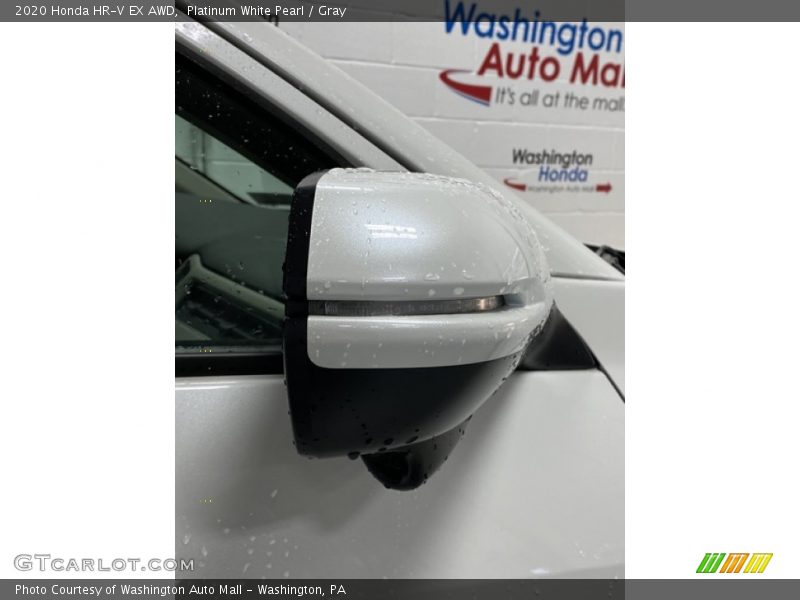 Platinum White Pearl / Gray 2020 Honda HR-V EX AWD