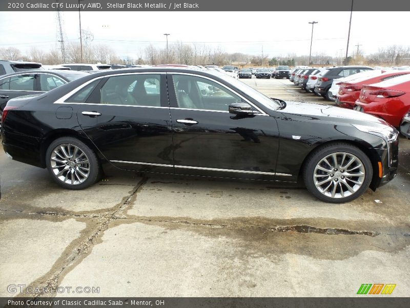 Stellar Black Metallic / Jet Black 2020 Cadillac CT6 Luxury AWD
