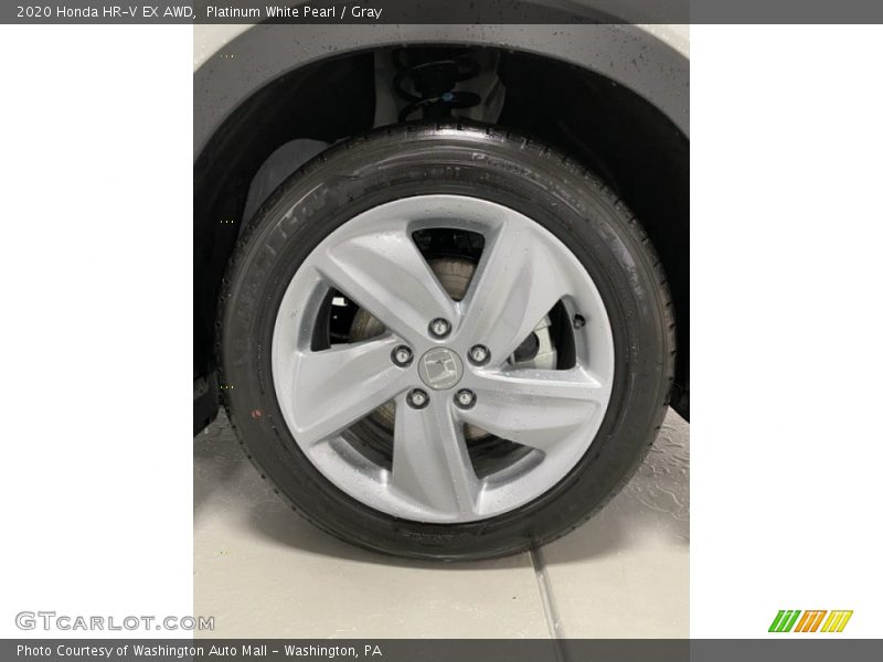 Platinum White Pearl / Gray 2020 Honda HR-V EX AWD