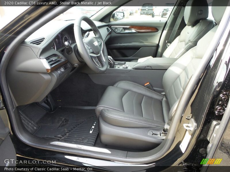 Stellar Black Metallic / Jet Black 2020 Cadillac CT6 Luxury AWD