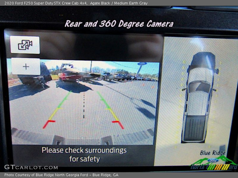 Agate Black / Medium Earth Gray 2020 Ford F250 Super Duty STX Crew Cab 4x4