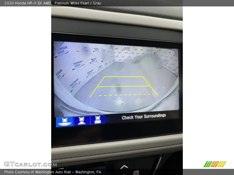 Platinum White Pearl / Gray 2020 Honda HR-V EX AWD