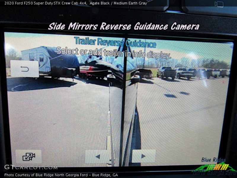 Agate Black / Medium Earth Gray 2020 Ford F250 Super Duty STX Crew Cab 4x4
