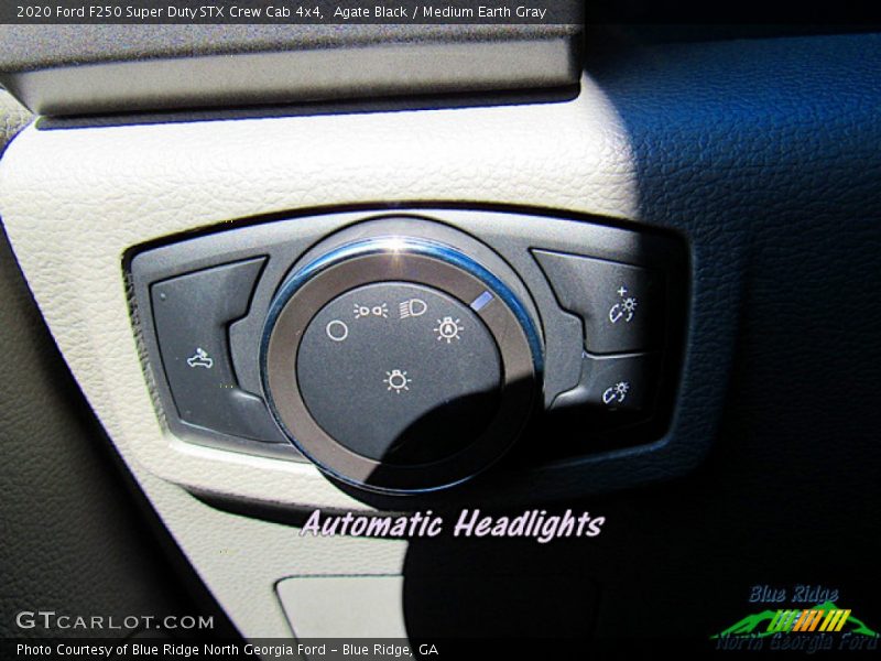 Agate Black / Medium Earth Gray 2020 Ford F250 Super Duty STX Crew Cab 4x4