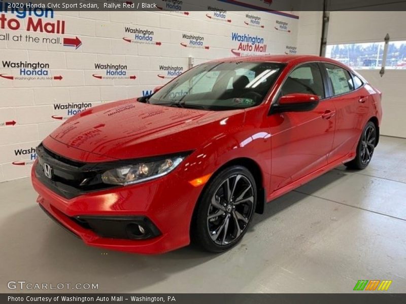 Rallye Red / Black 2020 Honda Civic Sport Sedan