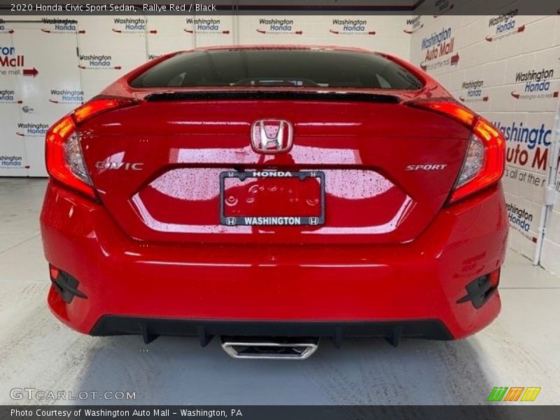 Rallye Red / Black 2020 Honda Civic Sport Sedan