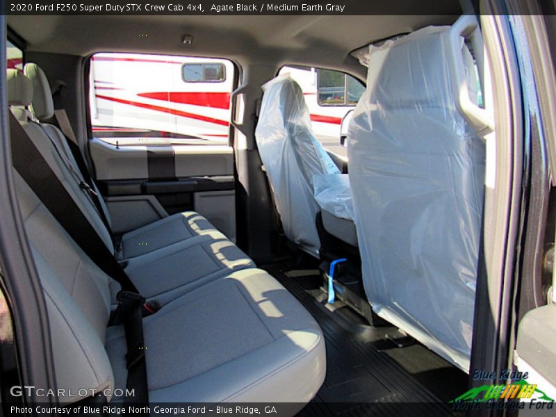 Agate Black / Medium Earth Gray 2020 Ford F250 Super Duty STX Crew Cab 4x4