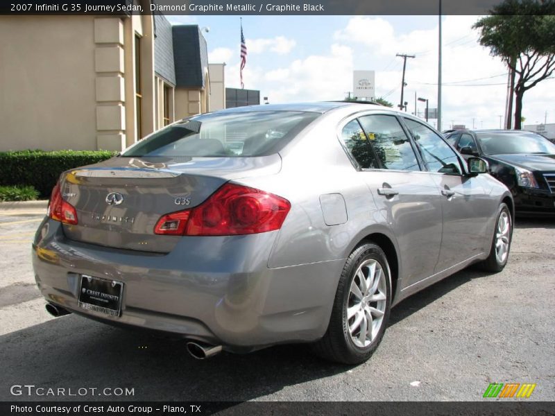 Diamond Graphite Metallic / Graphite Black 2007 Infiniti G 35 Journey Sedan